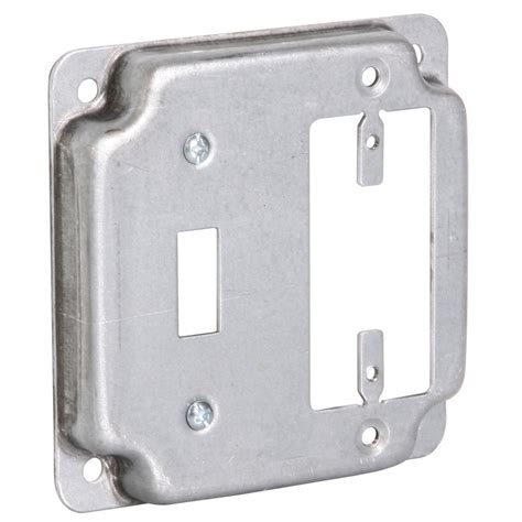 raco 2-gang square metal electrical box cover|raco electrical box catalog.